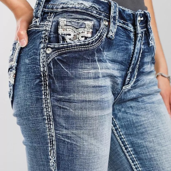 Rock Revival Animal Print Ankle Tall Plus Size - Picture 2 of 6